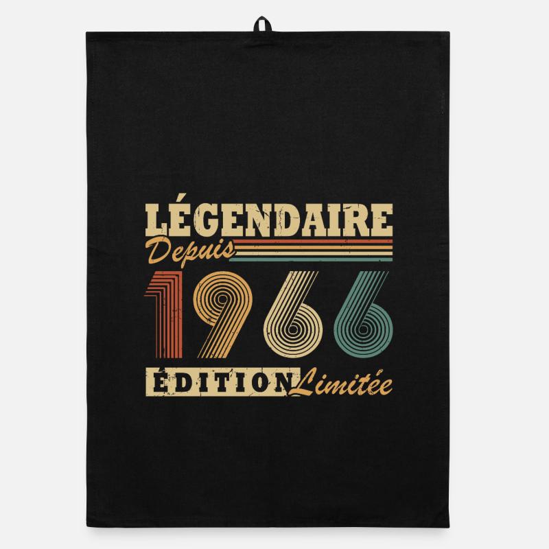 Legendär seit 1966 Vintage-Geburtstagsgeschenk Organic Geschirrtuch