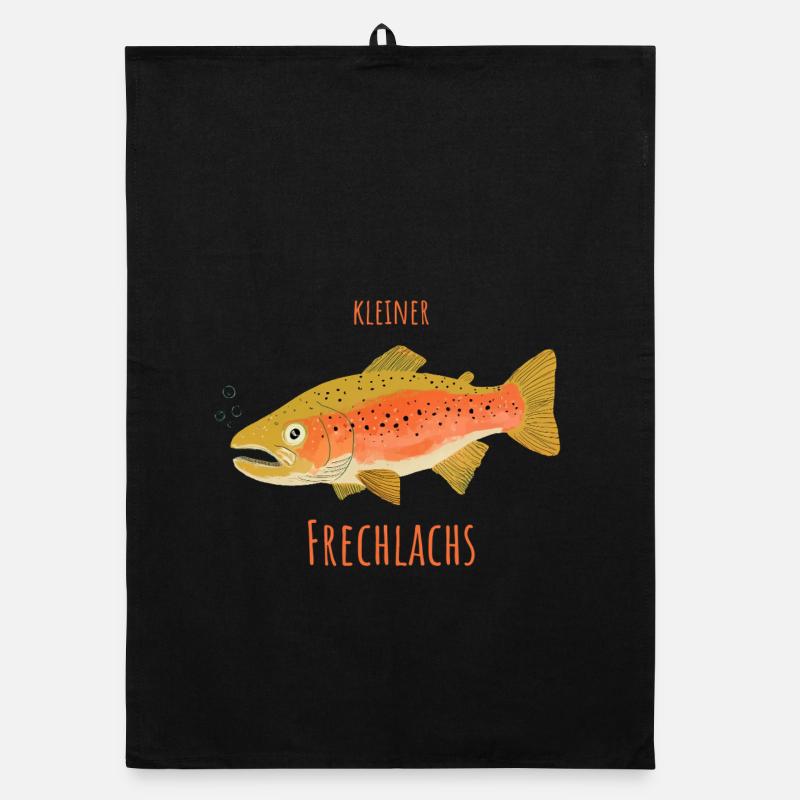 Kleiner Frechlachs Organic Geschirrtuch