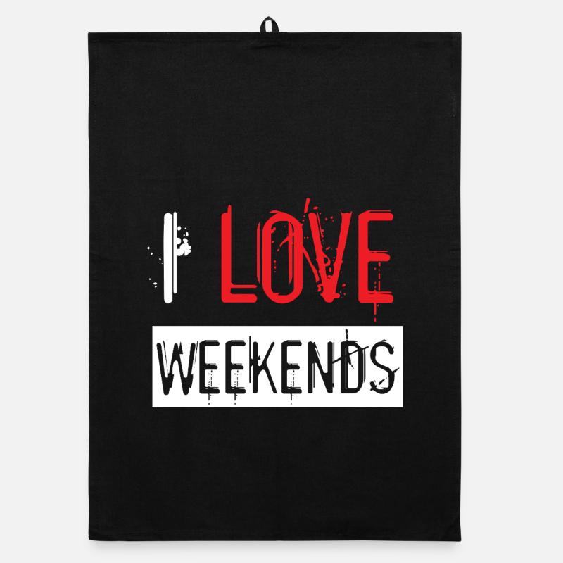 Love Red Paint Splatter Distressed Urban Design Organic Geschirrtuch