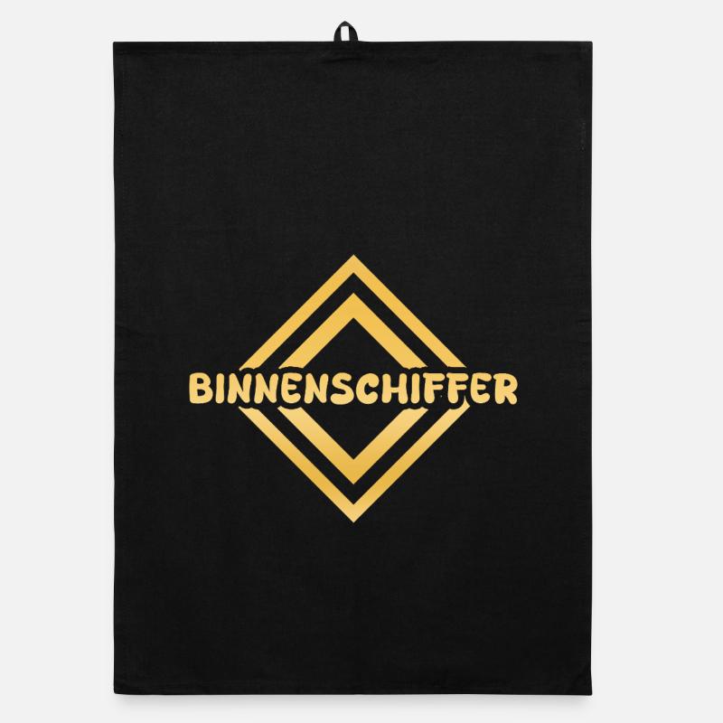 Berufung Binnenschiffer Organic Geschirrtuch