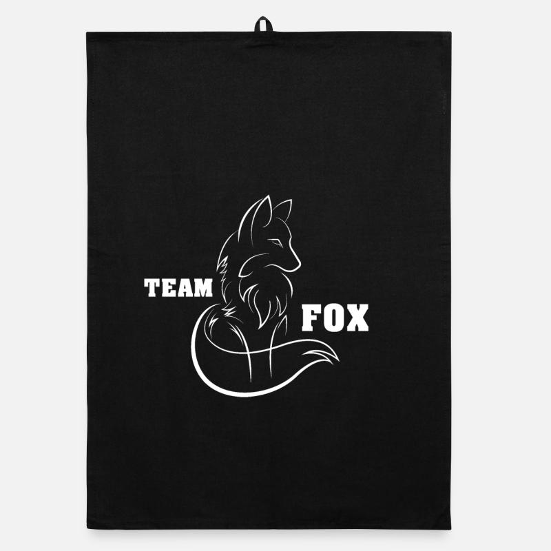 Team Fox Fox Symbol Gift Idea Gift Idea Gift Torchon bio