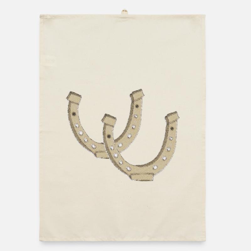 Impressionnisme en fer à cheval Torchon bio