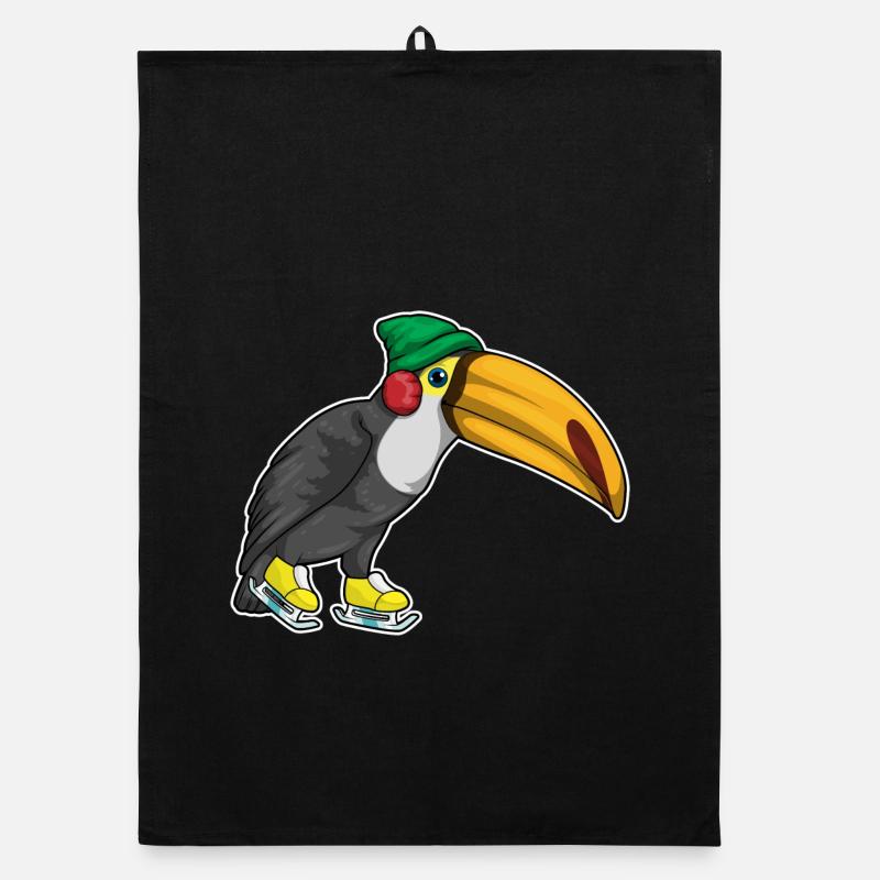 Toucan patins à glace Torchon bio