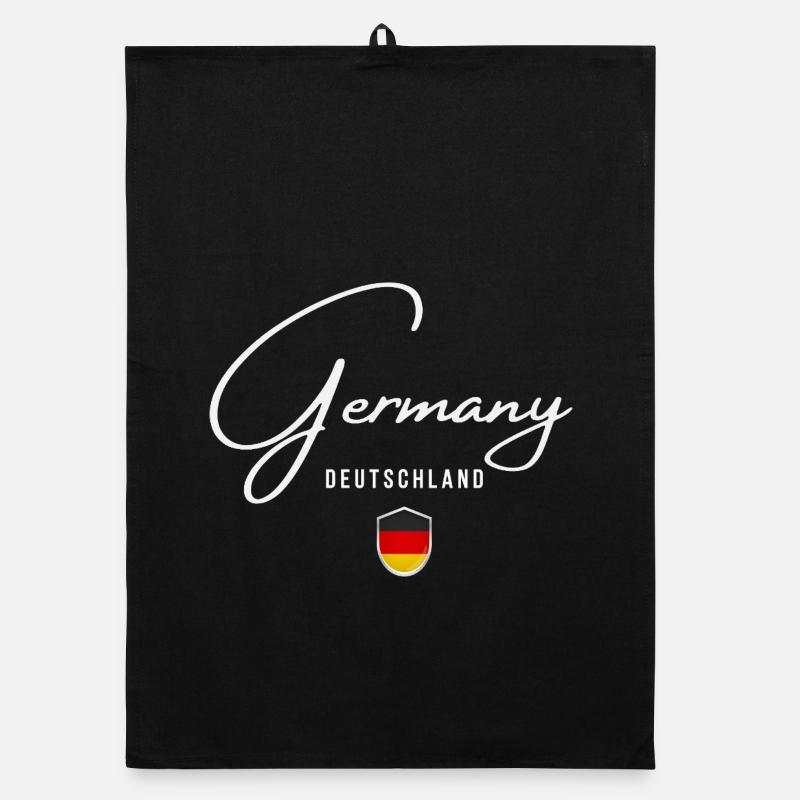 Deutschland, elegantes minimalistisches Design Organic Geschirrtuch