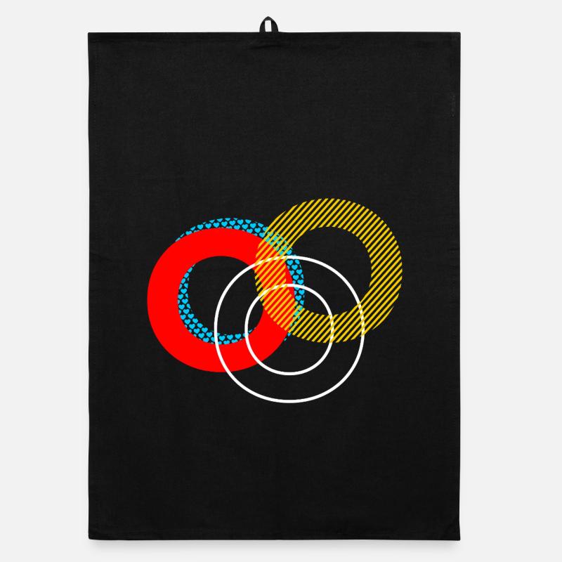 O Lettering Design Organic Geschirrtuch