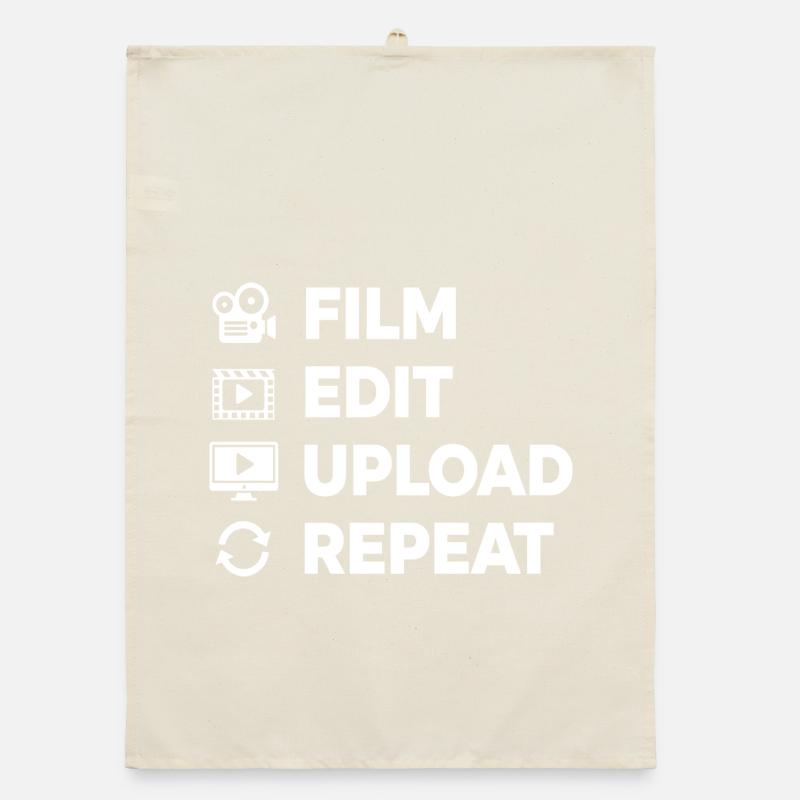 Video Editing Film Making Content Creator Organic dish towel