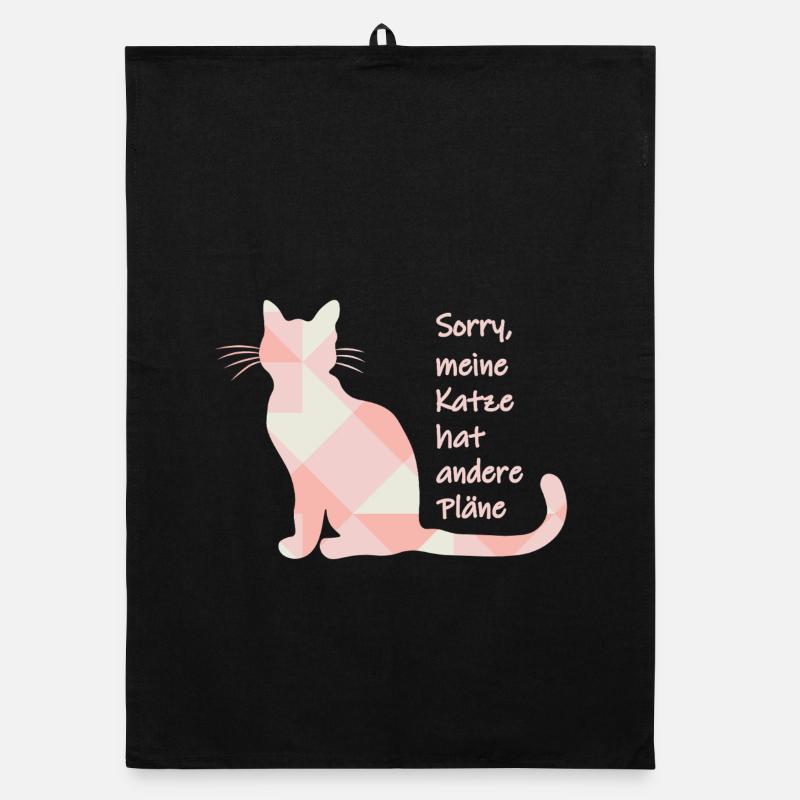 Chat disant - Désolé, mon chat a d’autres projets Torchon bio