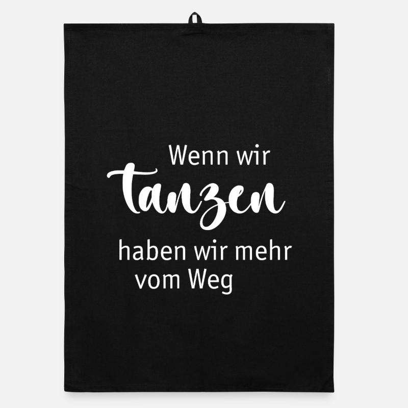 Danser - Torchon bio - noir