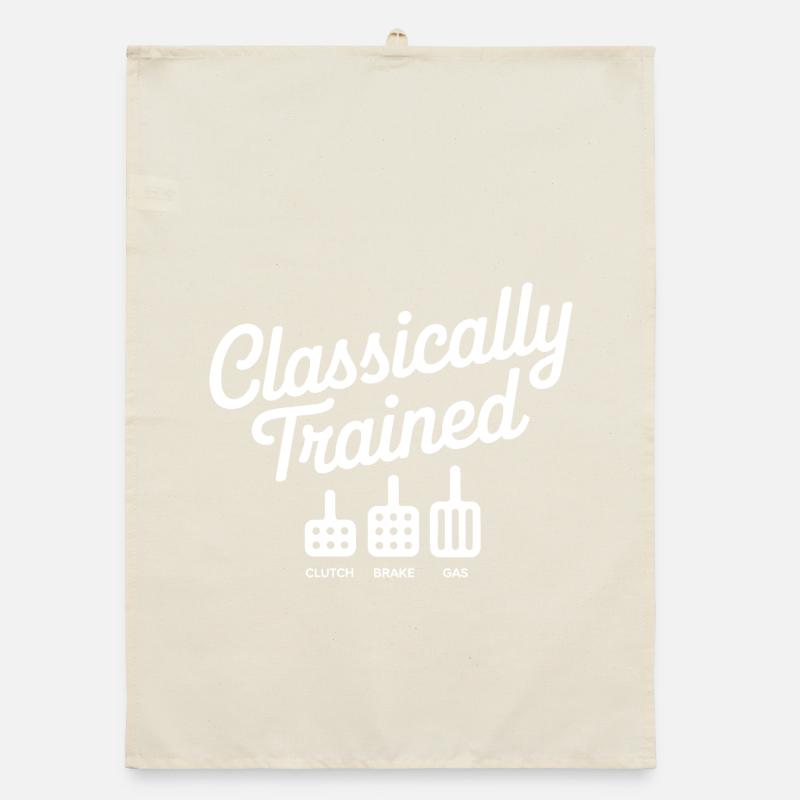 Classically Trained Petrolhead KFZ Mechaniker Organic Geschirrtuch