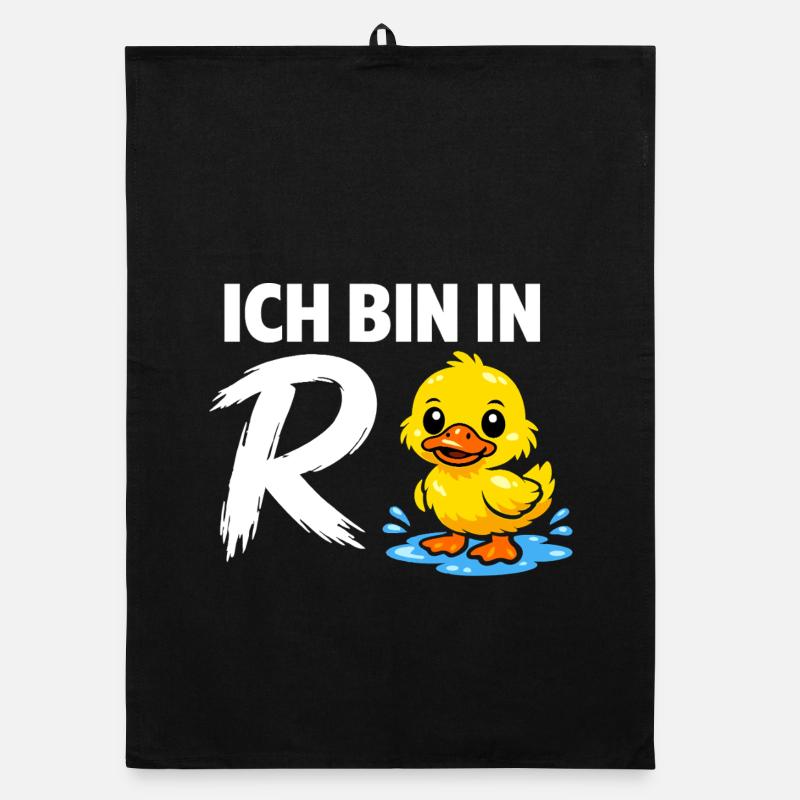 Rente Ente Ich Bin In Rente Geschenk Organic Geschirrtuch