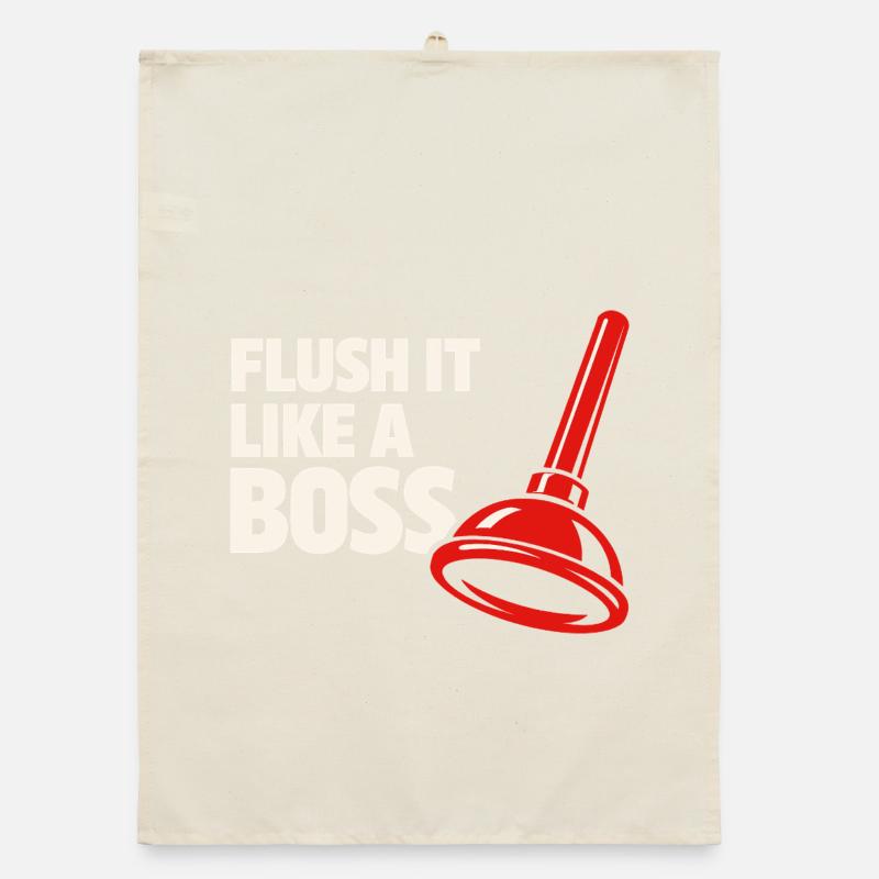 Rinse It Like a Chef | Plumber Humor Organic dish towel