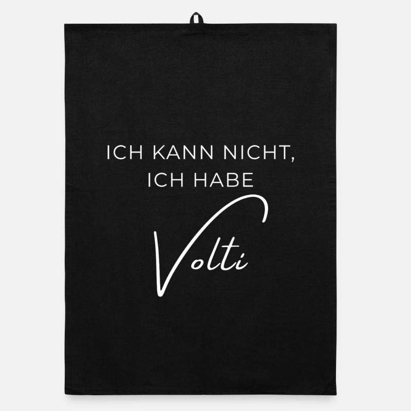 Voltigieren Training: Lustiger Volti Spruch Organic Geschirrtuch