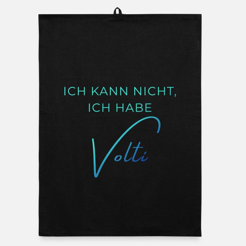 Voltigieren Training: Lustiger Volti Spruch Organic Geschirrtuch