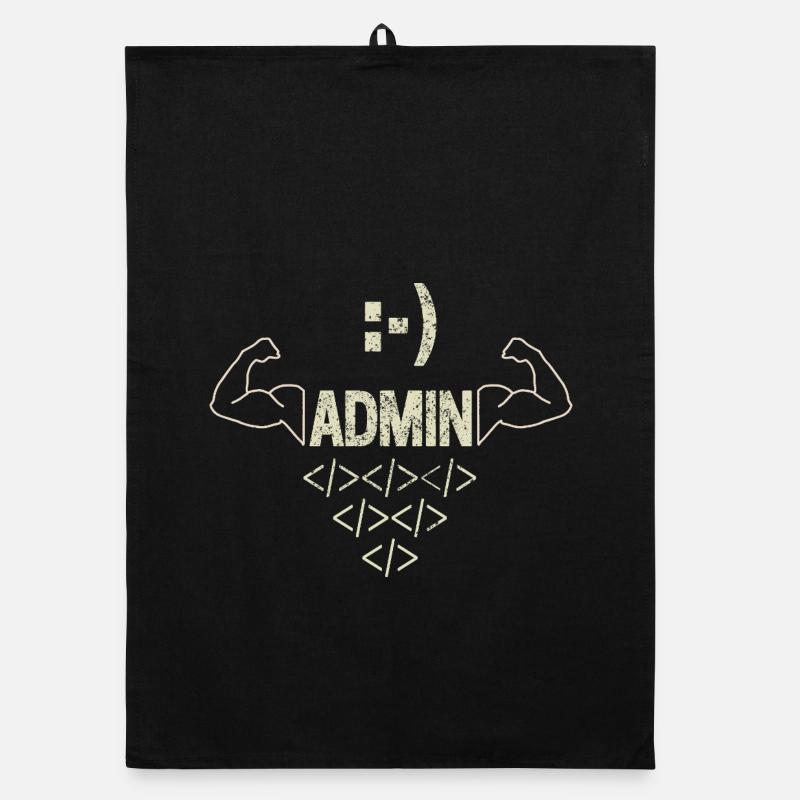 Admin Administrator IT Sysadmin and Computer Scientist Organic dish towel