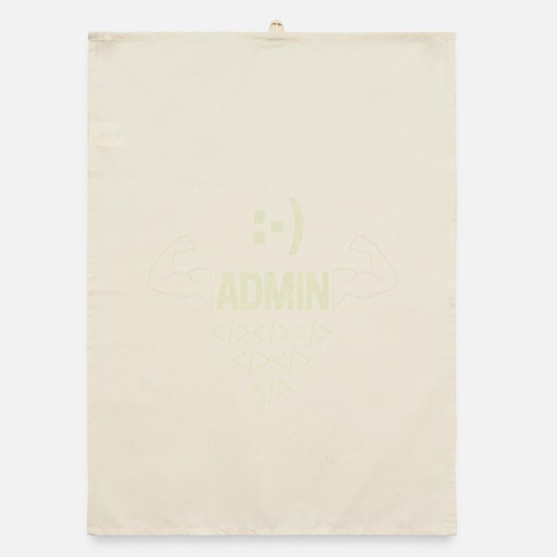 Admin Administrator IT Sysadmin and Computer Scientist Organic dish towel
