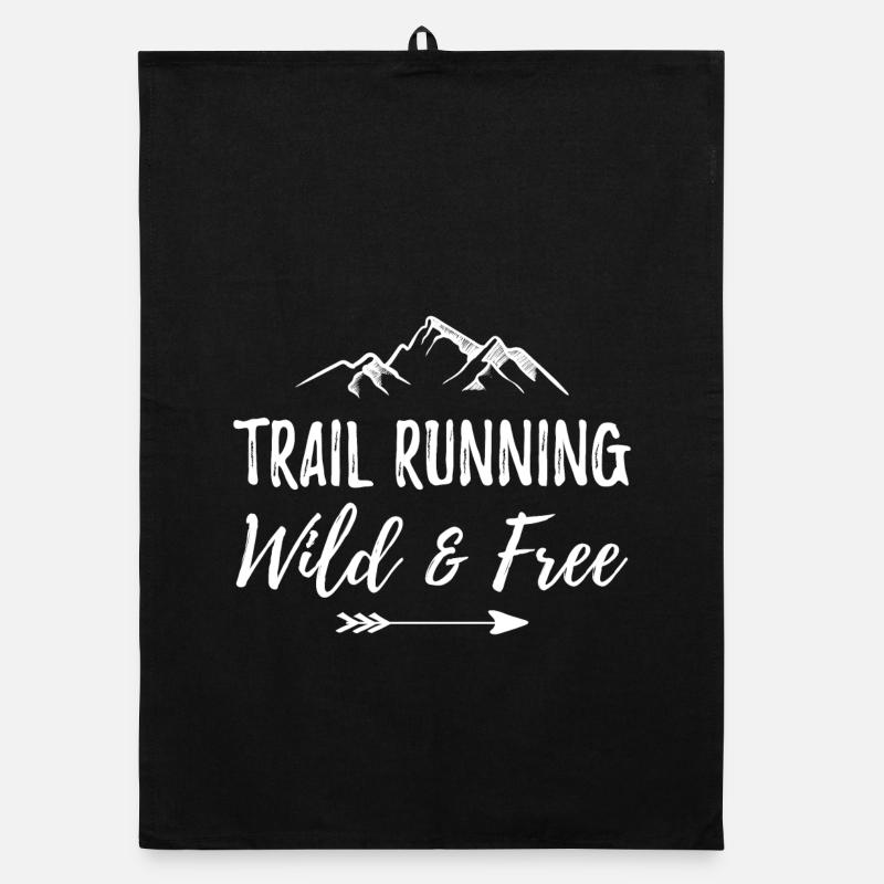 Trail Running – Wild and Free Organic dish towel