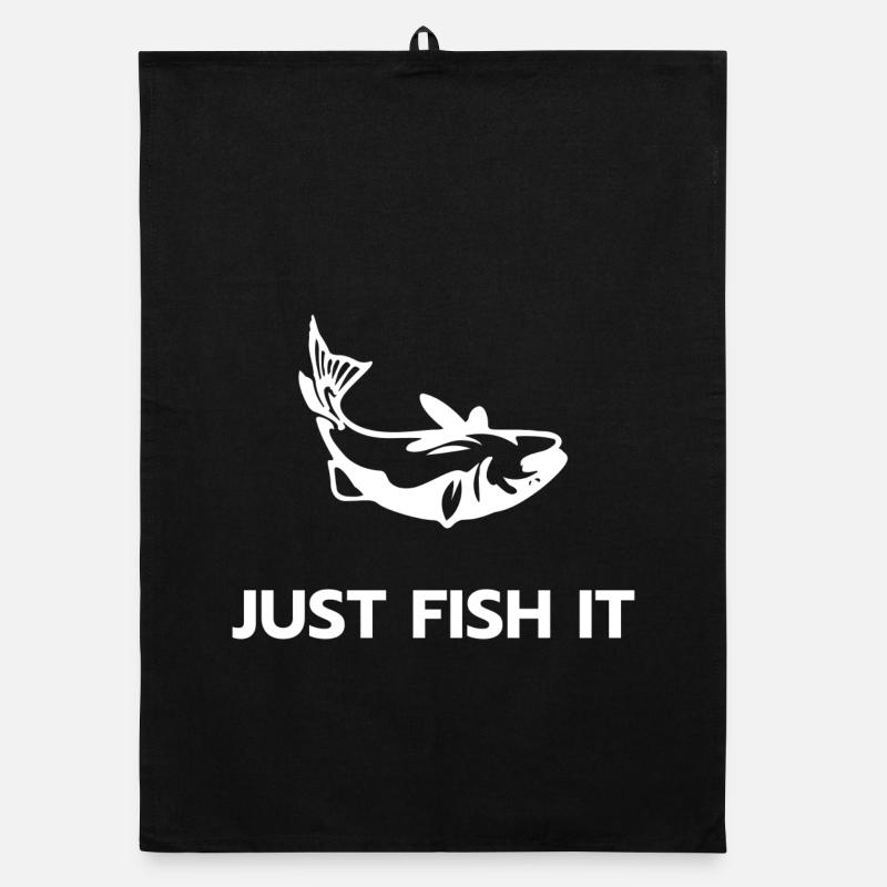 Just fish it - Torchon bio - noir