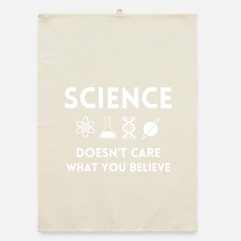 science, science fan, scientist Organic dish towel