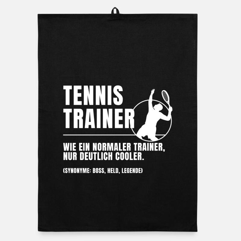 Tennis Trainer Definition Organic Geschirrtuch