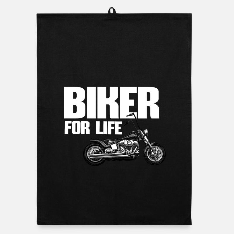Biker For Life Organic Geschirrtuch