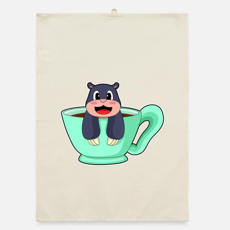 Maulwurf Kaffee Organic Geschirrtuch