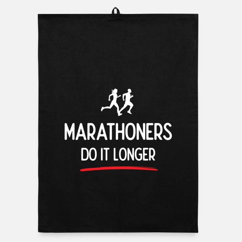Les marathoniens le font plus longtemps Torchon bio