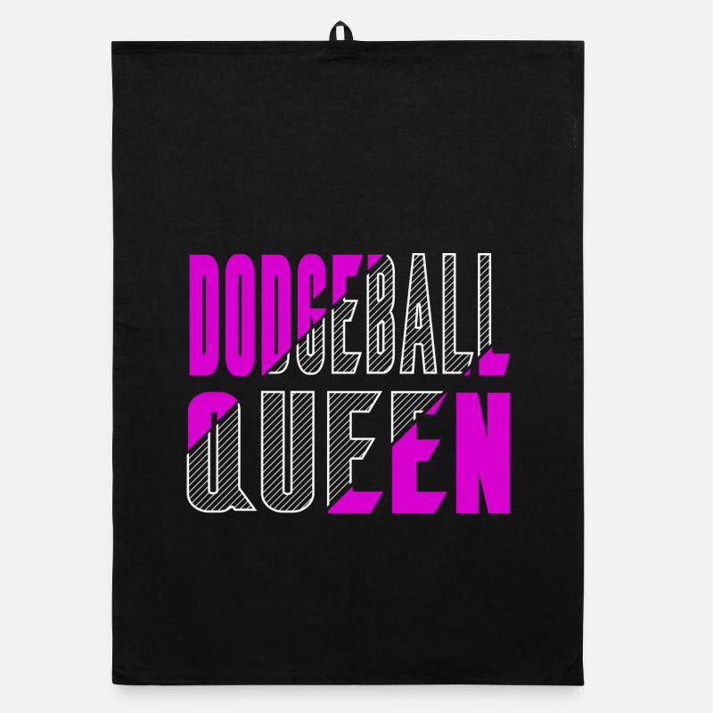 Dodgeball Königin Organic Geschirrtuch