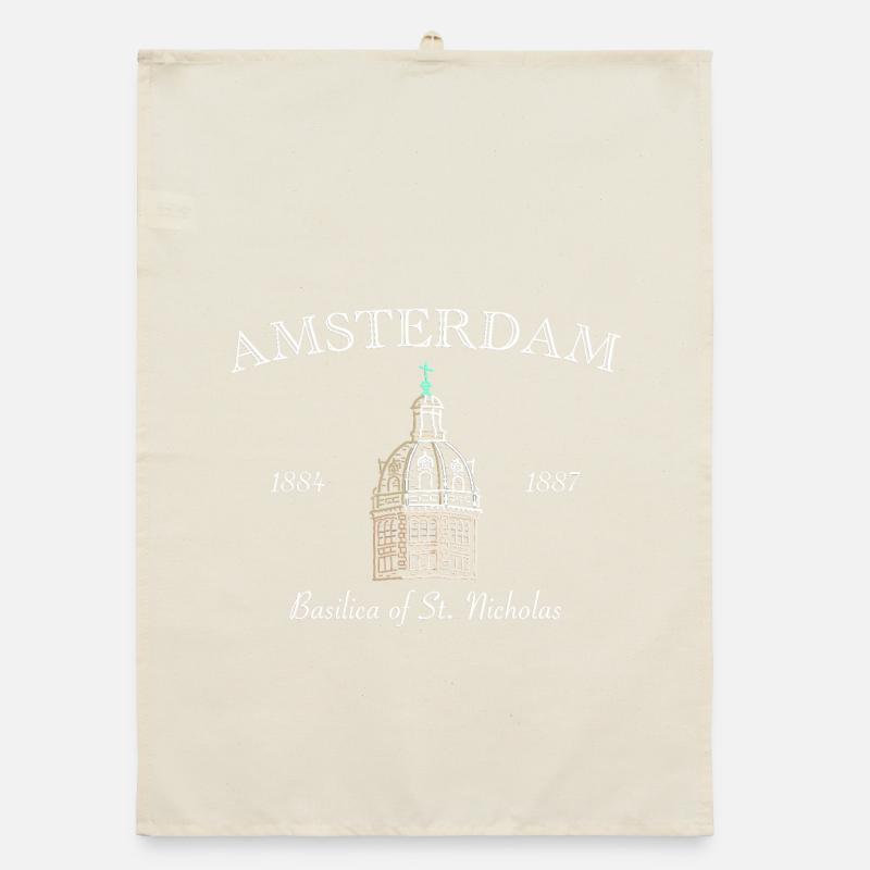 Amsterdam, Basilique Saint-Nicolas, Pays-Bas Torchon bio