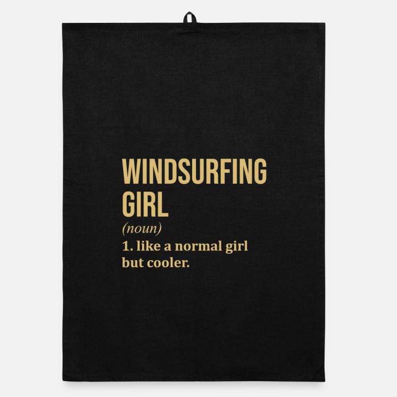Windsurfing Organic dish towel