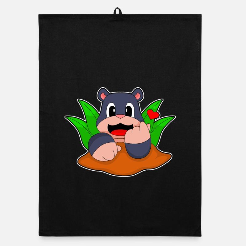 Funny Mole Organic dish towel