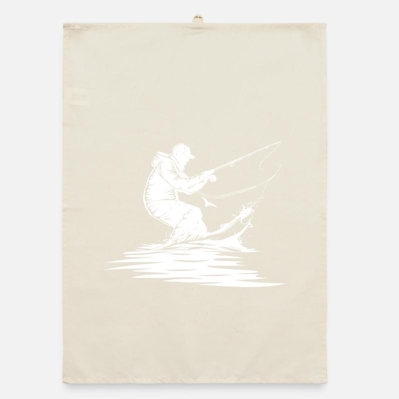 Dessin de pêche Torchon bio