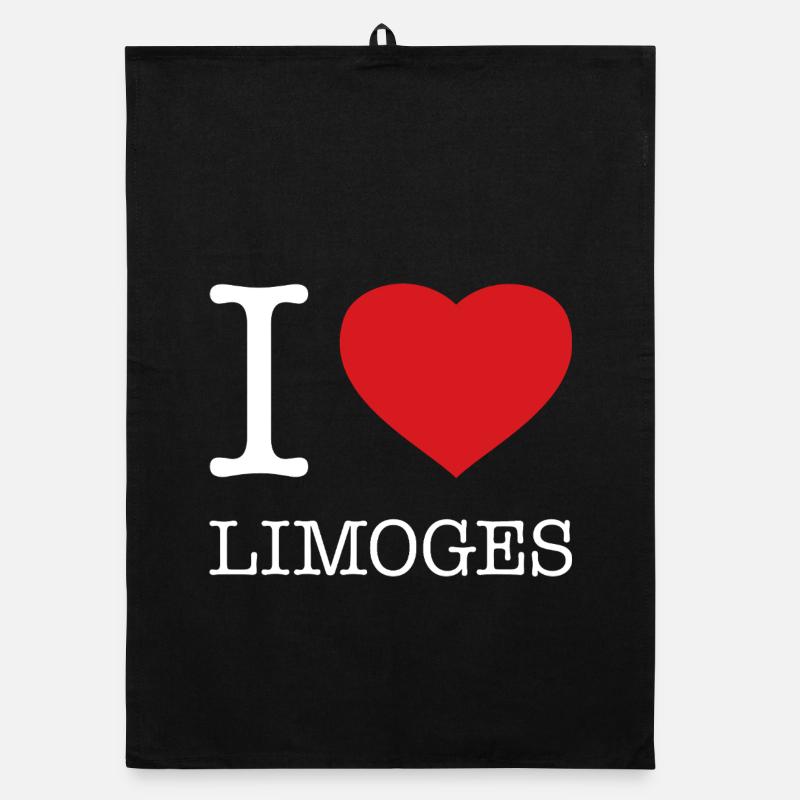 I love Limoges Organic Geschirrtuch