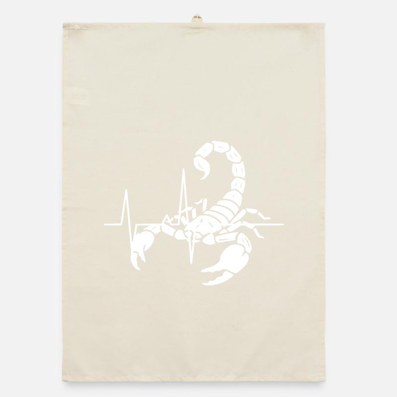 Silhouette du Scorpion ECG Clean Vector Torchon bio