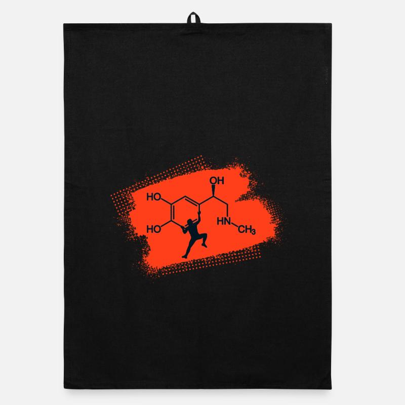 Klettern Adrenalin Junkie Organic Geschirrtuch