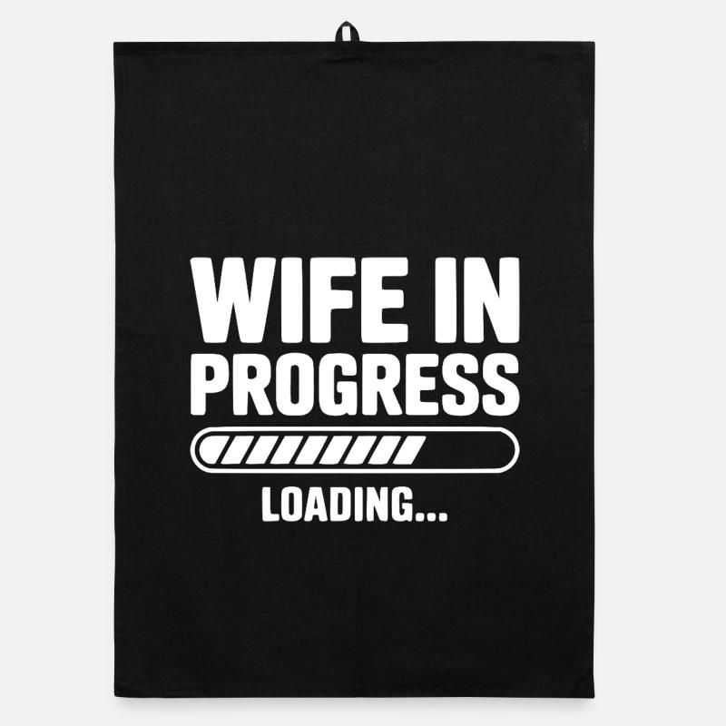 Wife in Progress Loading... Organic dish towel