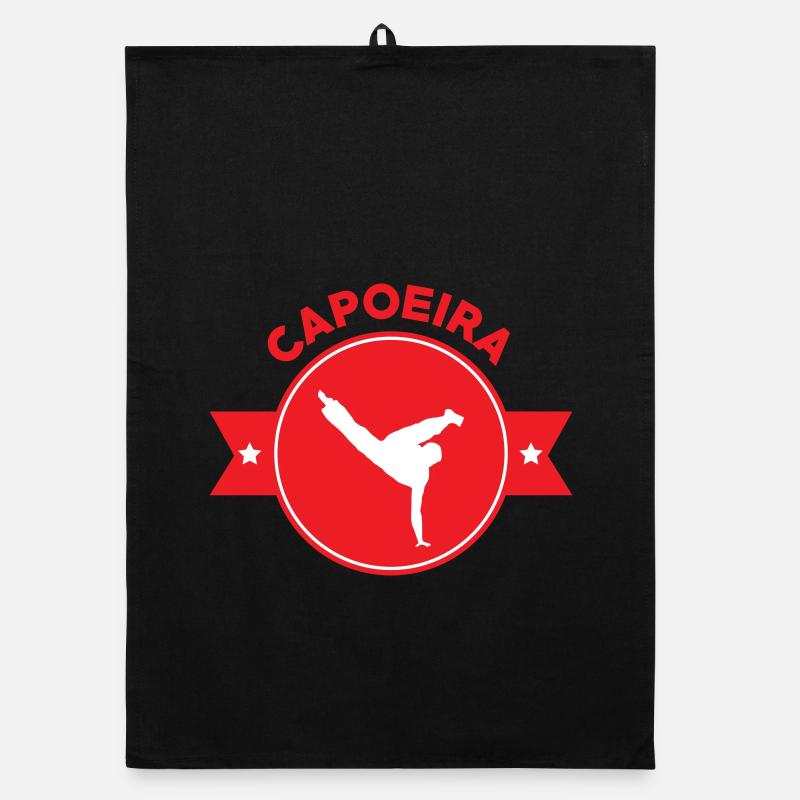 Capoeira - Fighting - Dance Organic dish towel
