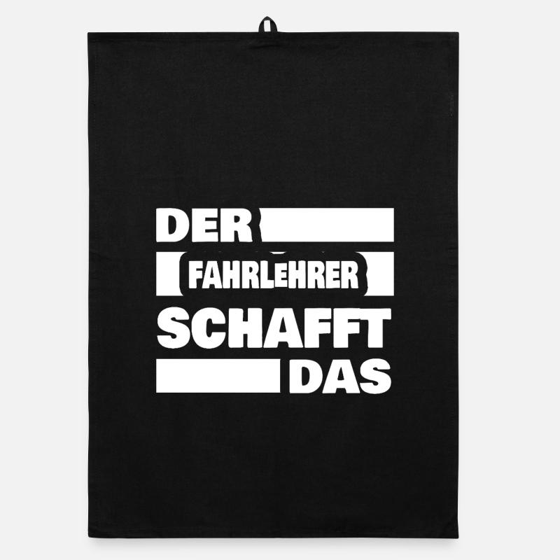 Beruf Fahrlehrer Organic Geschirrtuch