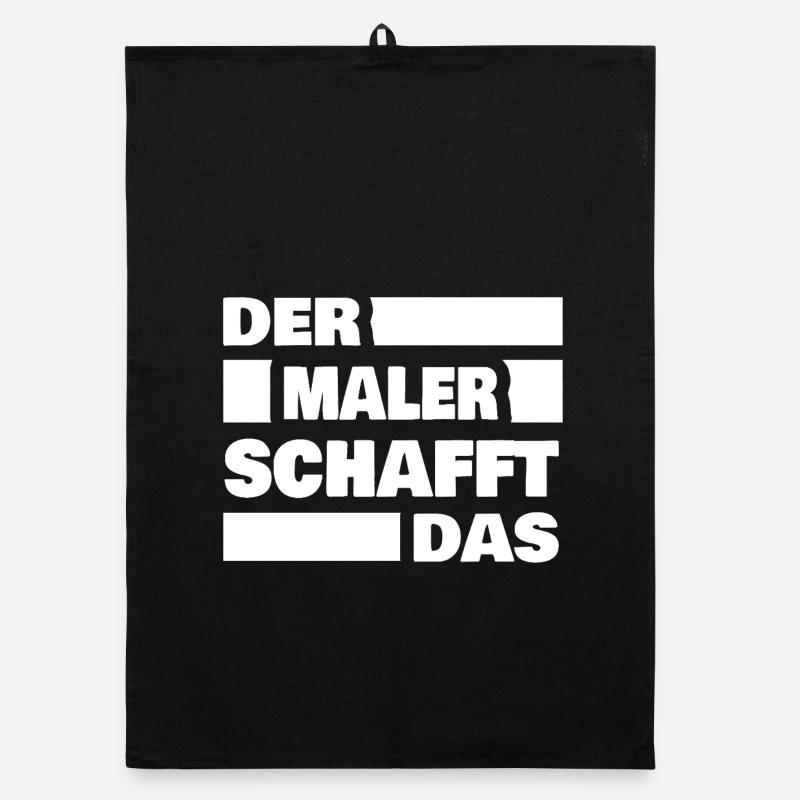 Beruf Maler Organic Geschirrtuch