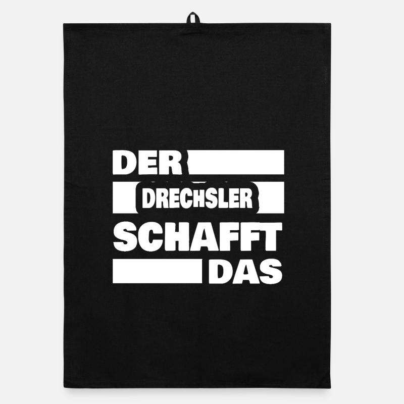 Beruf Drechsler Organic Geschirrtuch