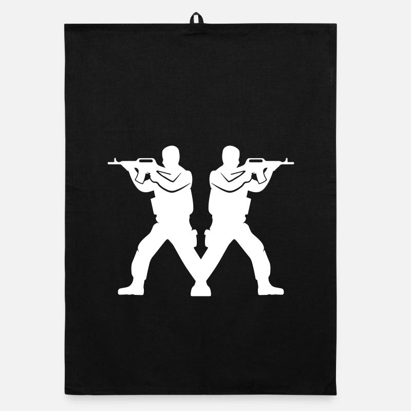 Soldier Icon Organic dish towel