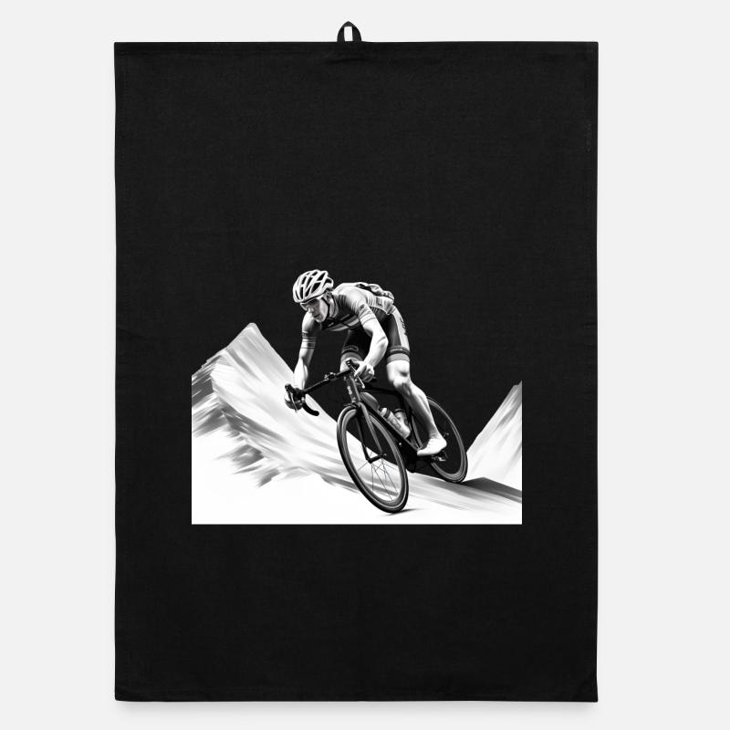 Road biking, mountain touring, biking and downhill riding Organic dish towel