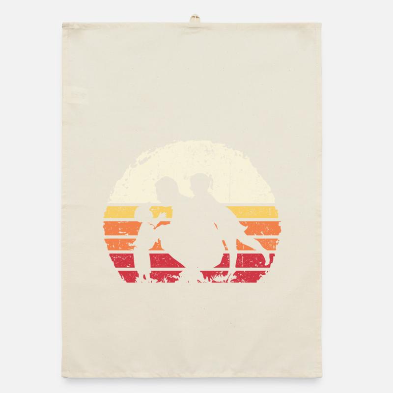 Silhouette Trio Coucher de Soleil Torchon bio