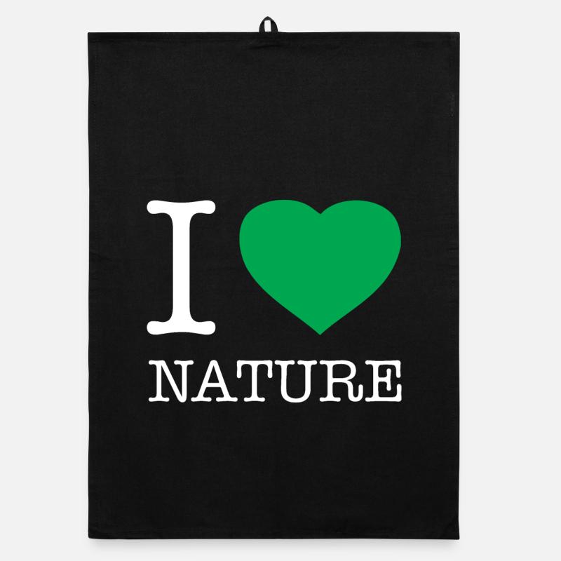 J’AIME LA NATURE Torchon bio