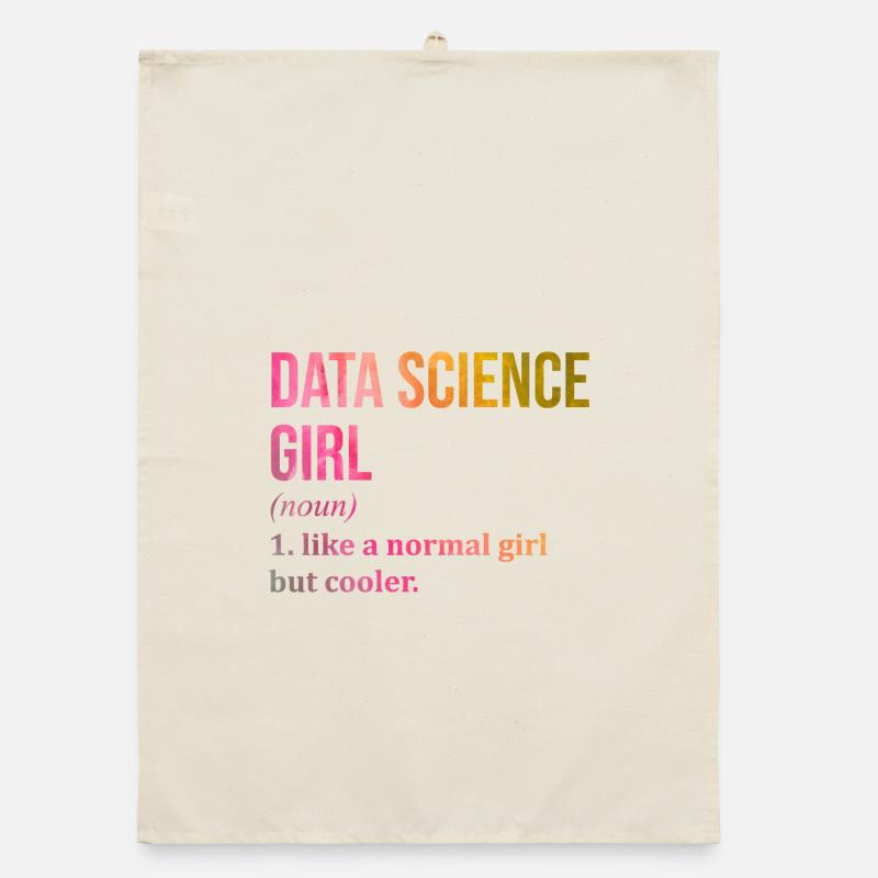 Datenwissenschaft Organic Geschirrtuch