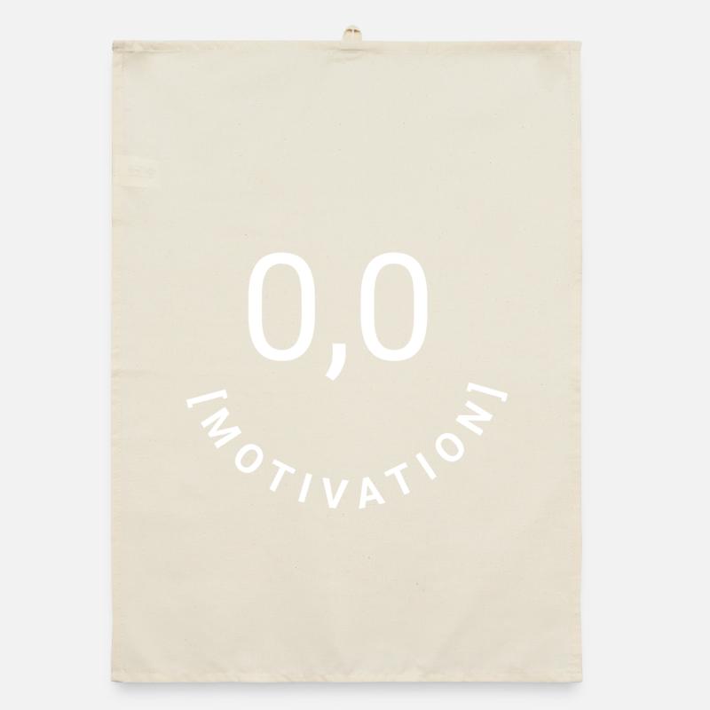 Null Bock,null Motivation, 0,0 Motivation Organic Geschirrtuch