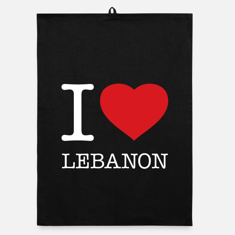 J’ADORE LE LIBAN Torchon bio