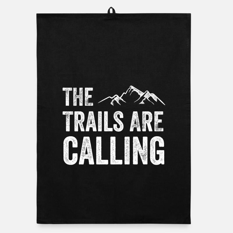 The Trails Are Calling Organic dish towel