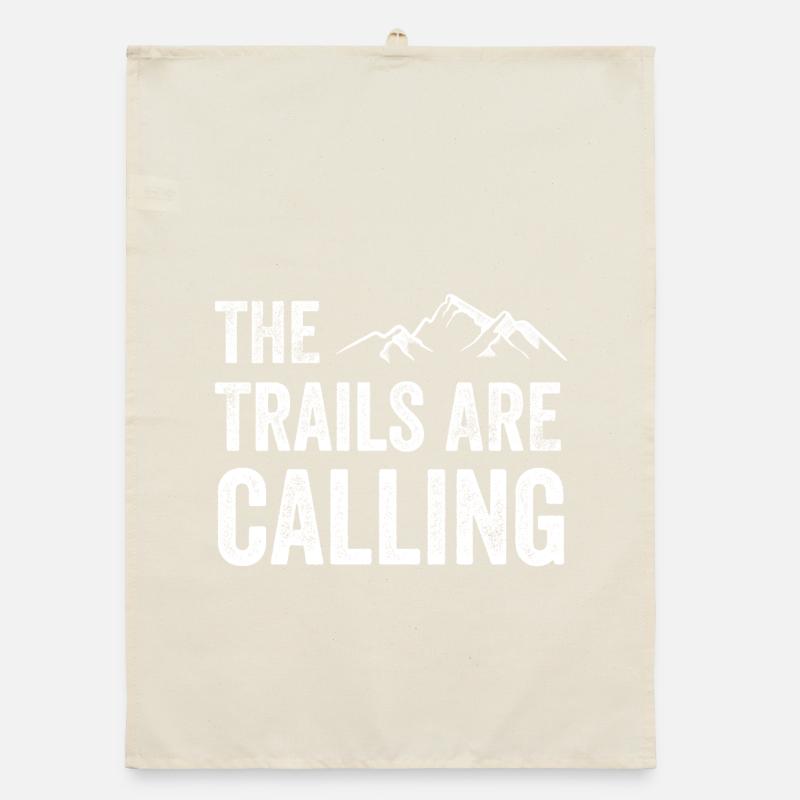 Die Spuren rufen Organic Geschirrtuch