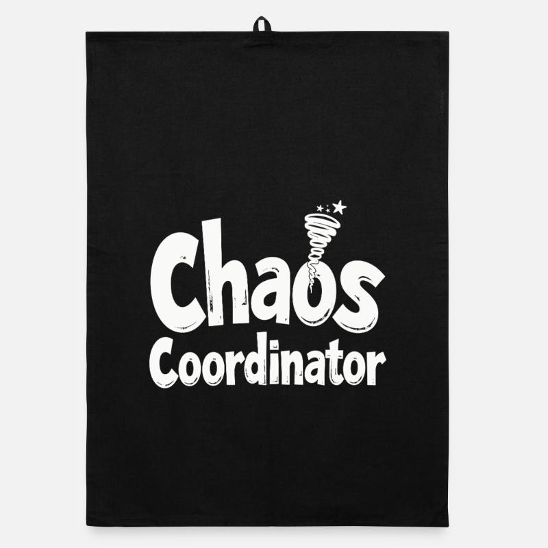 Coordinateur du Chaos - Drôle de dicton Torchon bio