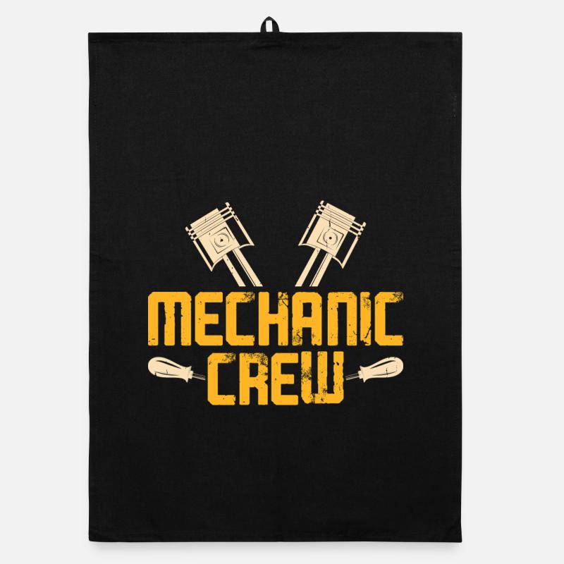KFZ Mechaniker Mechatroniker Schrauber Geschenk Organic Geschirrtuch